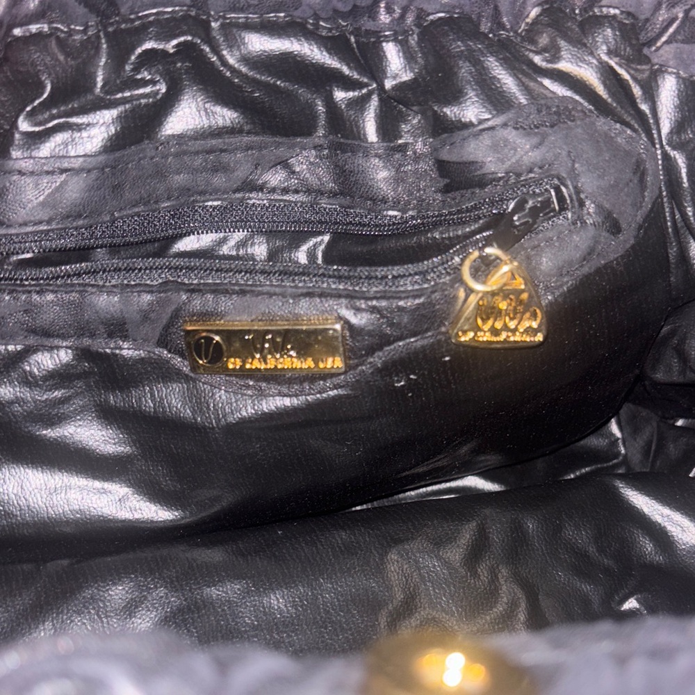 Elegant Black Clutch with Colorful Accents vintage - Picture 4 of 7